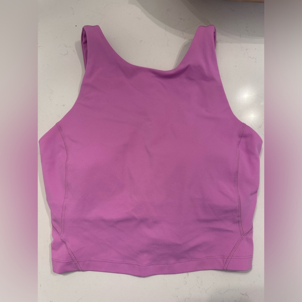 LULULEMON ALIGN HIGH-NECK TANK IN DAHLIA MAUVE